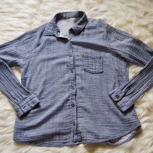 Maurices Juniors Misses Long Sleeve Shirt Size L